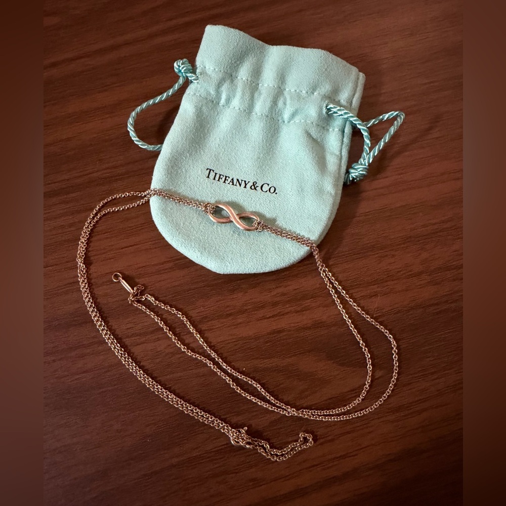 Tiffany & Co. Sterling Silver Infinity Necklace